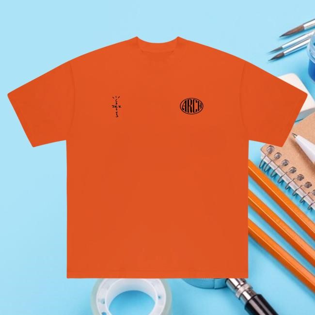 Official Travis Scott Merch Store CJ x ARCH Cactus Skate Top Shirt (Blue) Virgil Abloh Archive™ x Cactus Jack