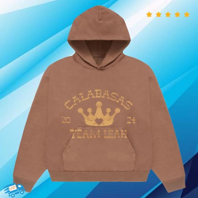 Official Leah Kateb Merch Store Leah Kateb Calabasas Popover Hoodie LeahKateb