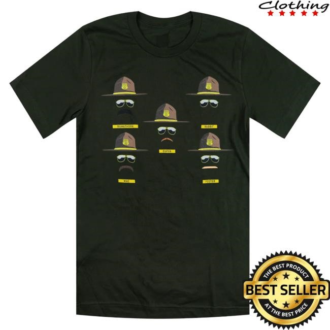 Official Hello Merch Broken Lizard Super Trooprs Iconic Military Green Shirt HelloMerch
