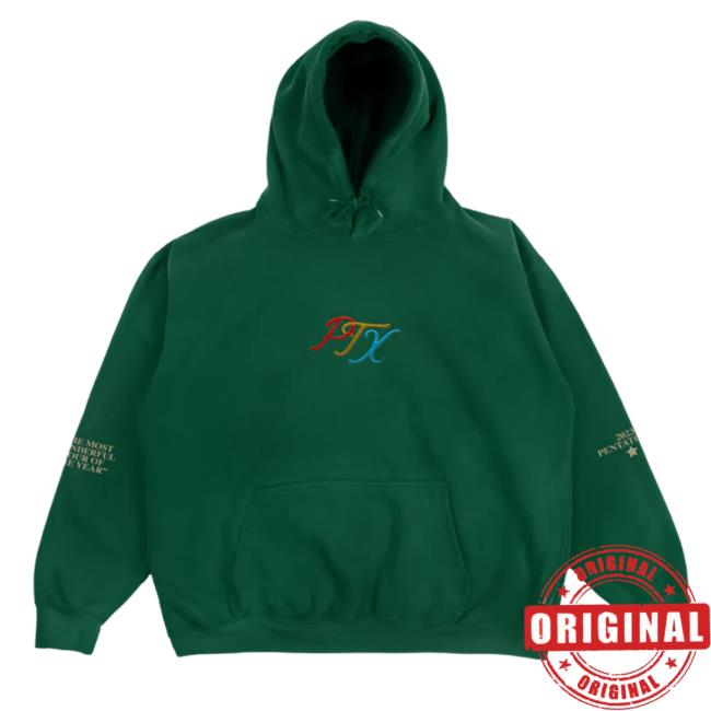 Pentatonix Merch Wonderful Green Pullover Sweatshirt