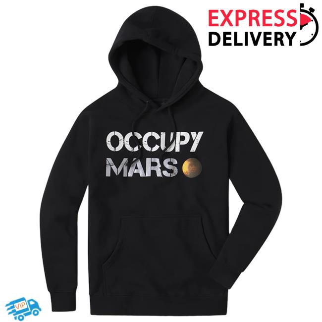 Spacex Merch Shop Occupy Mars Hoodie 2023