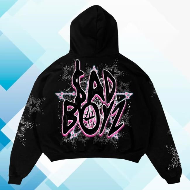 Official Sad Boyz Merch Store LHSBHOODY008 - BLACK Hood