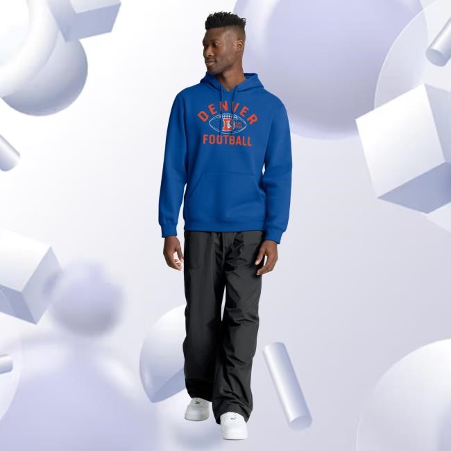 Official Denver Broncos Men's Fanatics Royal Denver Broncos Fumblerooski Legacy Hoodies DenverBroncos