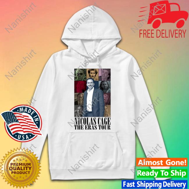Official Shitheadsteve Merch Nicolas Cage The Eras Tour T Shirt