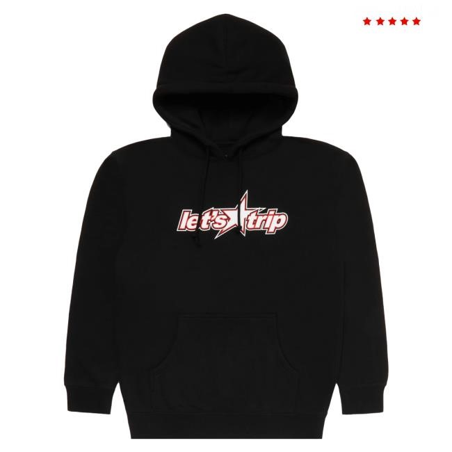 Sturniolo Clothing Shop Let's Trip Star Hood Black – Sturniolo Clothing