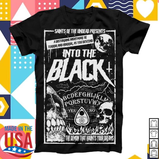 Official Saints Of The Undead Into The Black T-Shirts