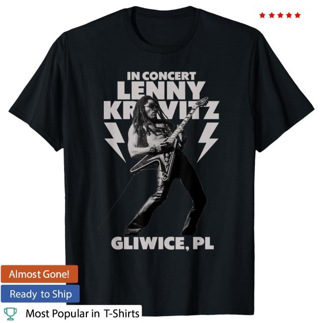 Official Lenny Kravitz – Blue Electric Light Tour 2025 Gliwice Tee