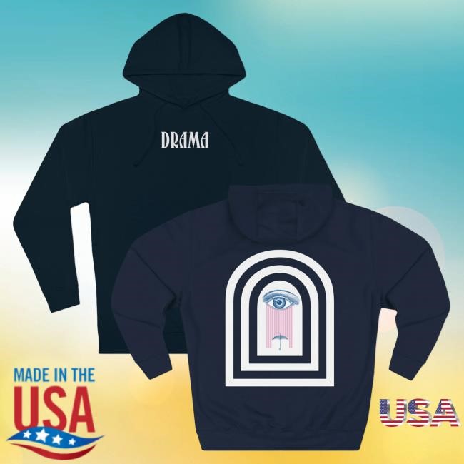 Official Drama Merch Store Dark Rain Popover Hoodie