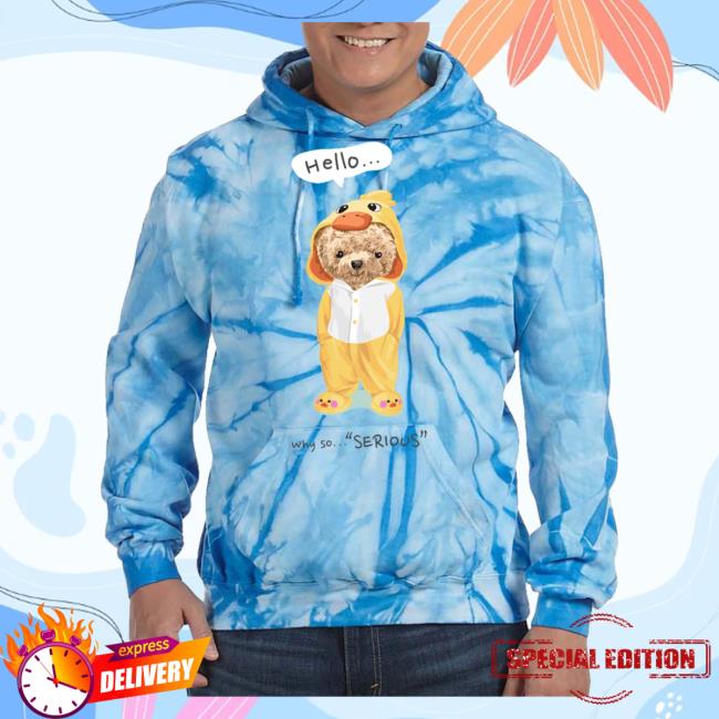 Official Hello Why So Serious Hoodies Carolina Blue