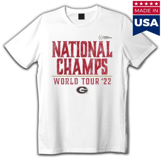 Georgia Bulldogs College Football Playoff National Champions World Tour 2022 Classic Shirt