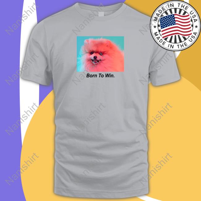 Yinsu Wearing Born To Win Tee Shirt