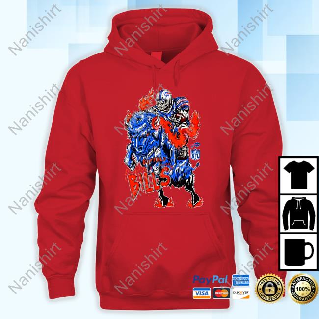 Warren Lotas Buffalo Bills Hoodie Adonis Hendrixx Buffalo Bills NFL Tee