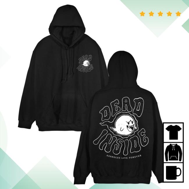 Official Linda Fine Gold Merch Store Assholes Live Forever Linda Finegold Dead Inside Blood Black Shirt New Lindafinegold Apparel Clothing Shop AssholesLiveForever