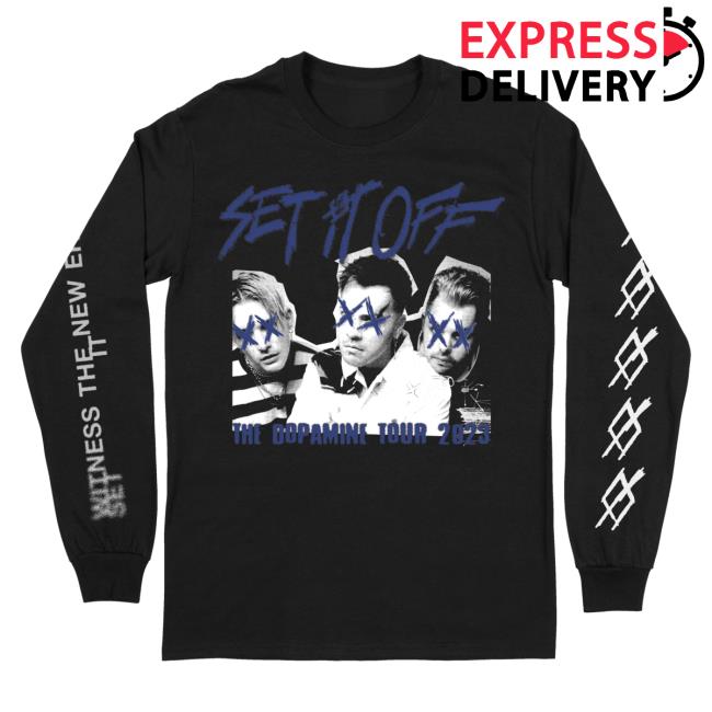 Official Set It Off Merch Shop The Dopamine Tour Long Sleeve Shirt