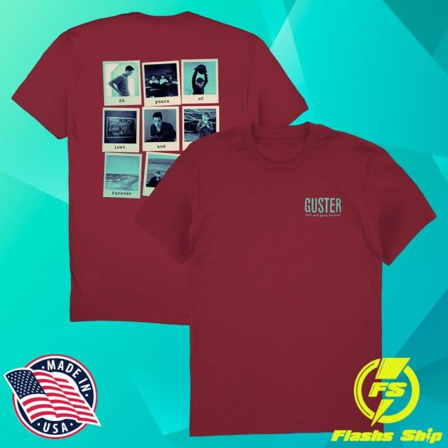 Official Guster Merch Store Shop Guster Lost & Gone Forever 25 Photo Attractive Shirt