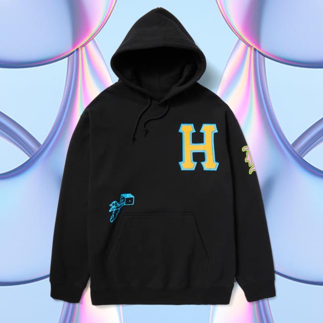 Official Huf Fly Die Sweatshirt Black