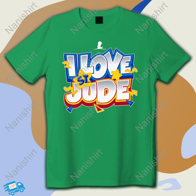 St Jude Merchandise I Love St Jude Cartoon Tee