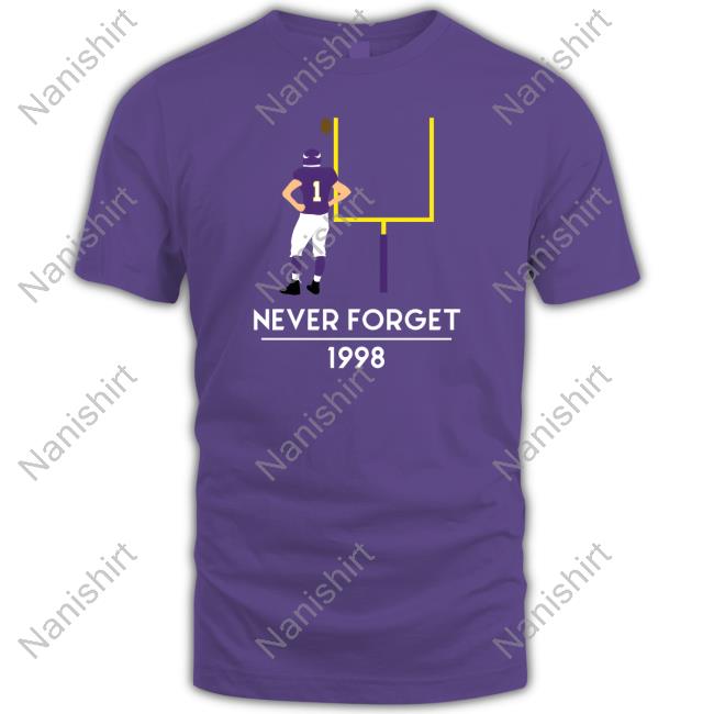 Minnesota Awesome Merch Never Forget 1998 T Shirt