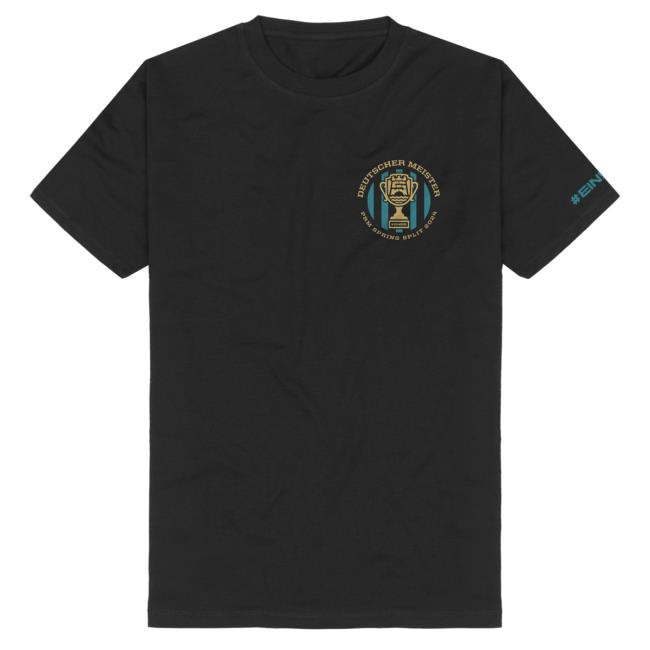 Eintracht Spandau Merch Store | Deutscher Meister Spring Split 2024 2024 Shirt Black