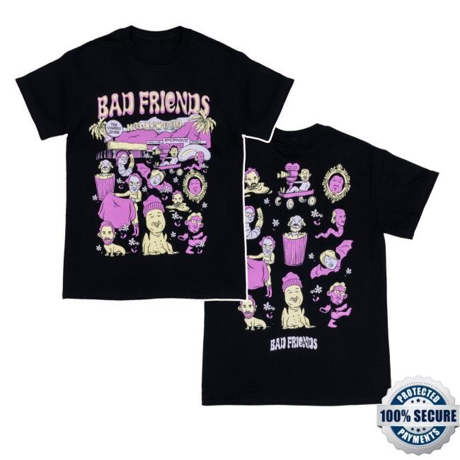 Bad Friends Official Store Shop | Bad Friends World Shirt New Badfriendsmerch Clothing Bad Friends