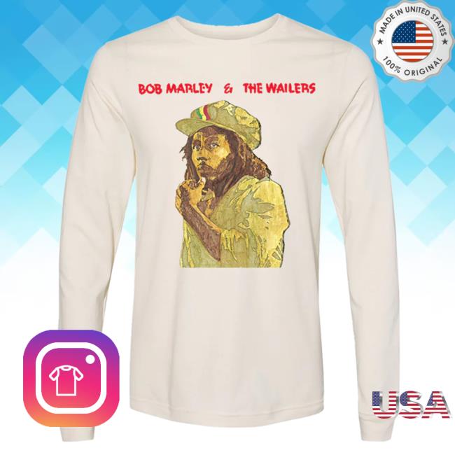 Official Bob Marley Merch Store Shop Bob Marley Wailers Vintage Long Sleeve T-Shirt