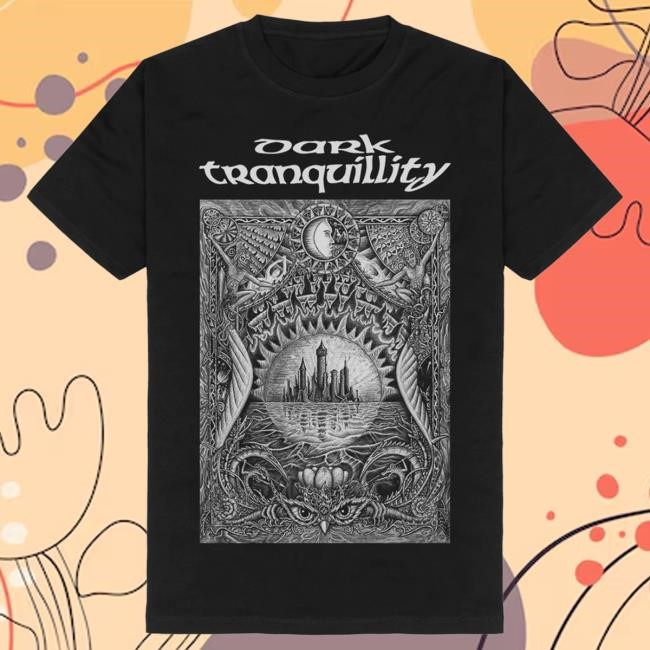 Official Dark Tranquillity Nightfall Hot Shirt Red Official Dark Tranquillity Nightfall Tshirt Red