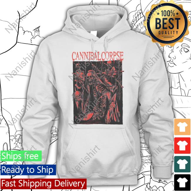 Official Cannibal Corpse Merch Bound Remains T-Shirt