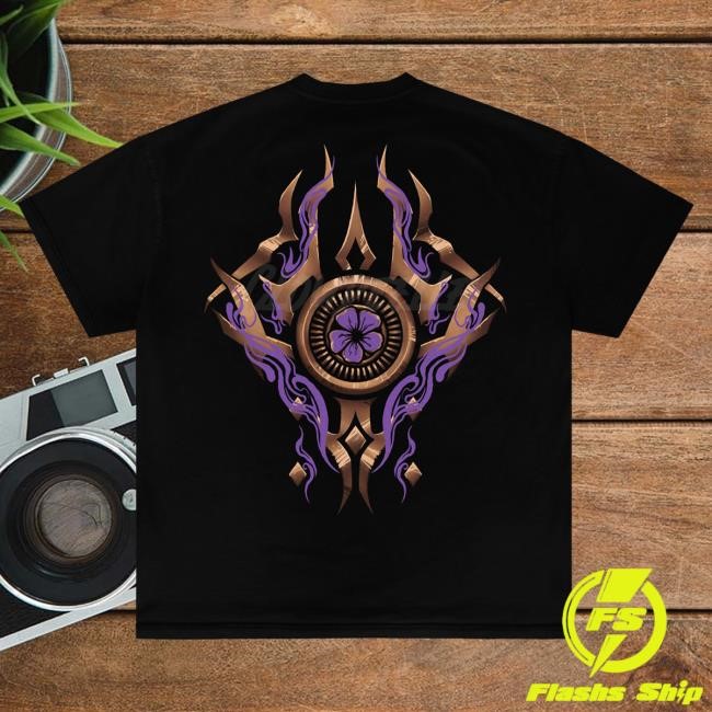 Official Cloudeelle Merch Store Cloudeelle "Deadeye" - Oversized Hot Shirt Dual Print (Small Front & Large Back Design)
