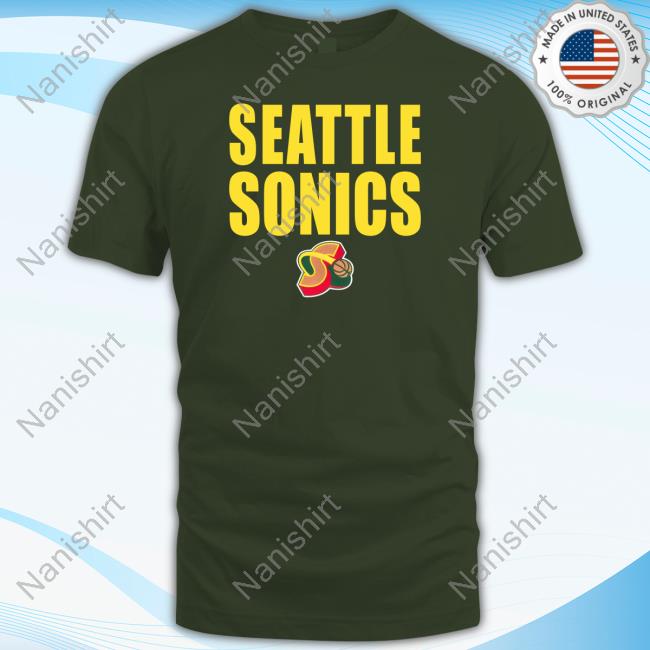 Seattle Supersonics Orbit Slub T Shirts