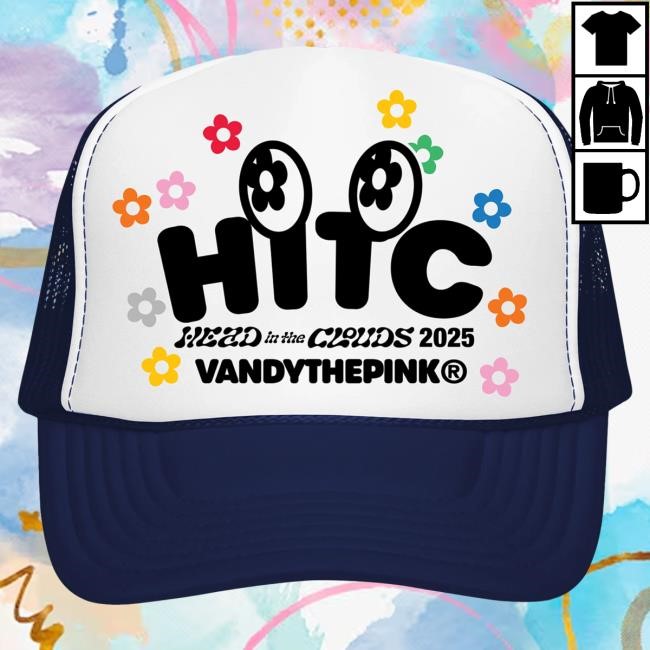 Official Head In The Clouds Festival Navy Trucker Hat X Vandy