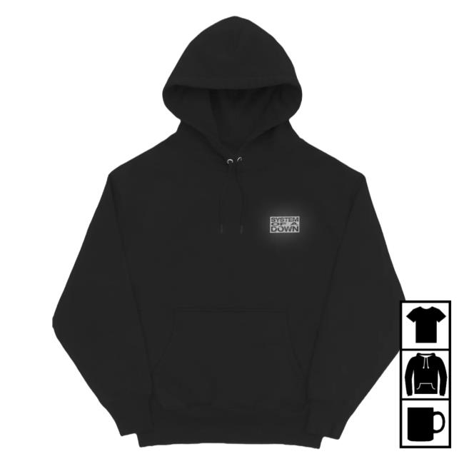 Official System Of A Down Self-Titled Outside The Box Reflective Hooded Sweatshirt