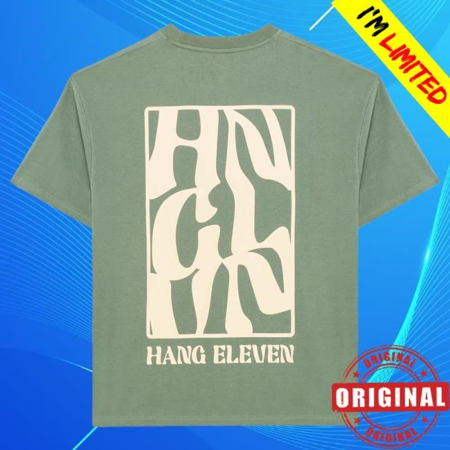 Official Hang Eleven HNG LVN Attractive Shirt - Slate Green