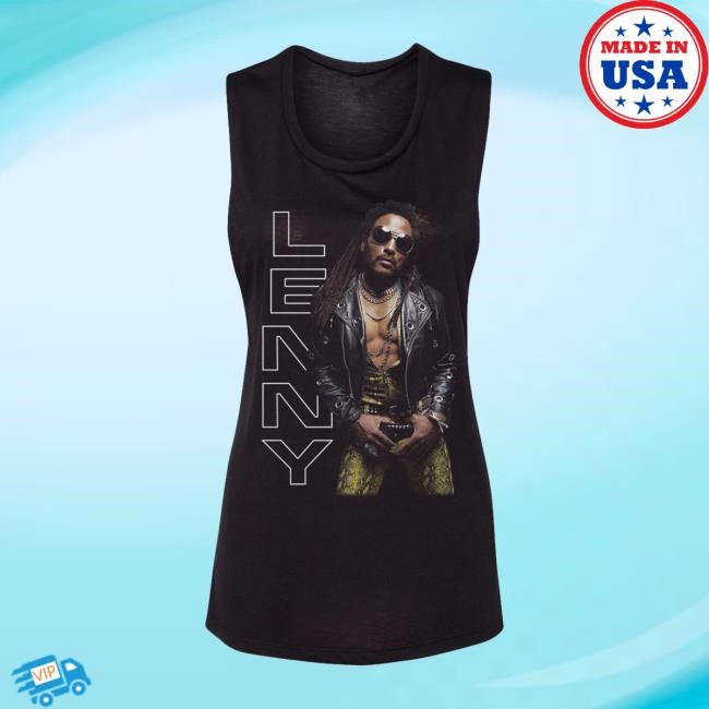 Lenny Kravitz Portrait Ladies Tank Top Lenny Kravitz Store Merch