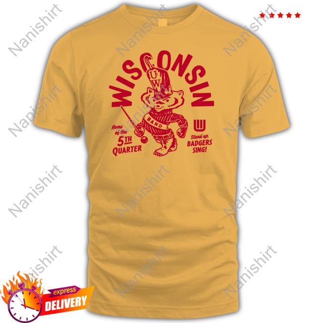 Official Homefield Merch Wisconsin Badgers 5th Quarter Tee Wisconsin Badgers 5th Quarter Shirt