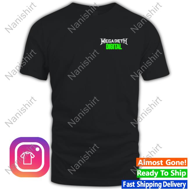 Official Megadeth Digital Rattlehead Holders New Shirt