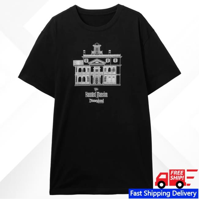 Official Disney Merch The Haunted Mansion Blueprint New Shirt – Disneyland Official Disney Store The Haunted Mansion Blueprint Tshirt – Disneyland