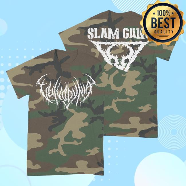 Official Vulvodynia Rising Merch Vulvodynia - Slam Gang Camo Hot Shirt Risingmerch
