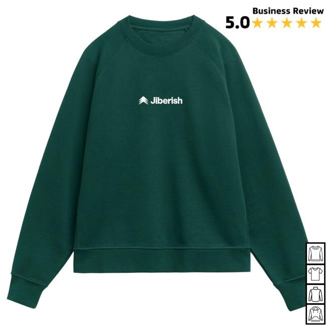 Official Jiberish Clothing Jiberish Aros Heavyweight Popover Sweatshirt Pine