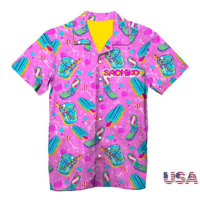 Vapor95 Clothing Store Ocean Drive Hawaiian Shirt Vapor 95