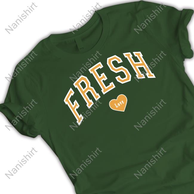 Fresh Love Varsity Green Hoodie