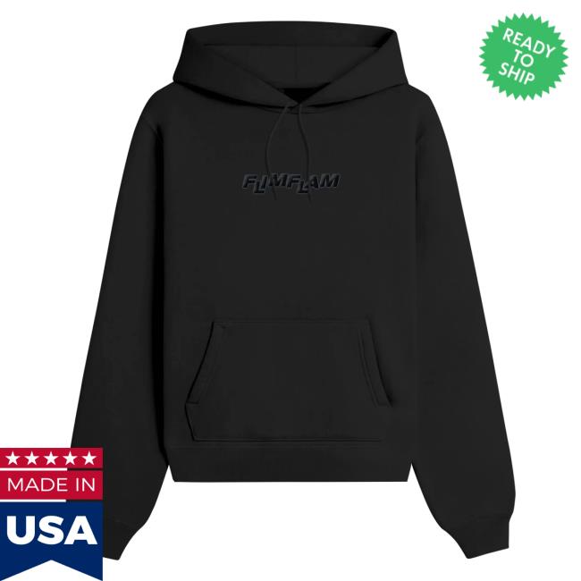 Official The Official Flim Flam Shop Merch Store – Flamingo Bat Wing Pullover Hoodie Black