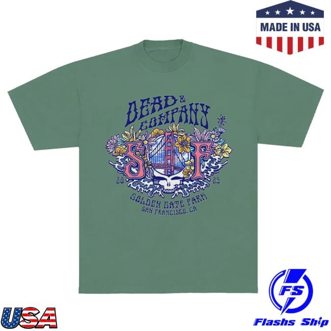 Dead And Company Store Merch Dead & Company Golden Gate Park Flowers Tees Dead And Company Store Merch Dead & Company Golden Gate Park Flowers Tshirt