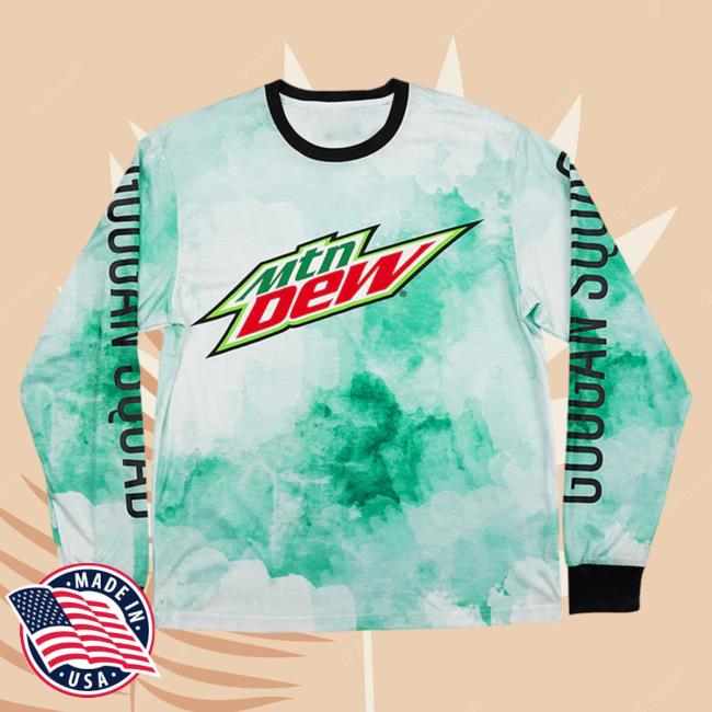Official Optic Gaming Merch Store Optic Gaming Optic X Googan X Mtn Dew Long Sleeve - Green Tie Dye Optic Gaming Apparel Clothing Shop OpticGaming