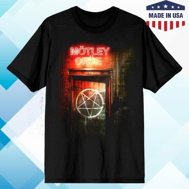 Official Motley Crue Merch Store Mötley Crüe Vegas Admat Black T Shirt