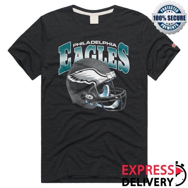 Philadelphia Eagles Gradient Helmet New Shirt Homage | Philadelphia Eagles Official | NFL Football