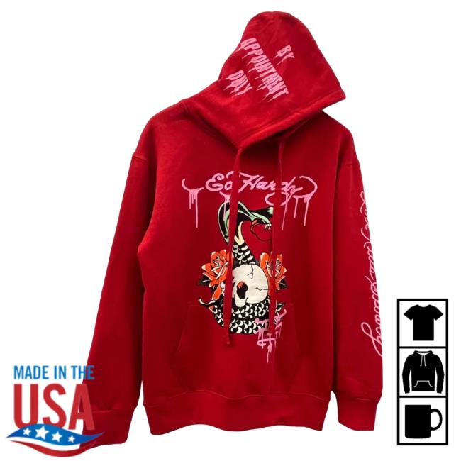 Official Ed Hardy Merch Store Ed Hardy Rose Cobra Crew neck Sweatshirt EdHardy Apparel Clothing Shop