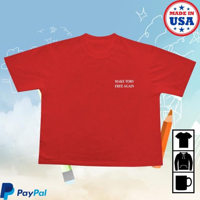 Official Tory Lanez Store Make Tory Free Again Tee (Red / Black) Tees Forever Umbrella Shop