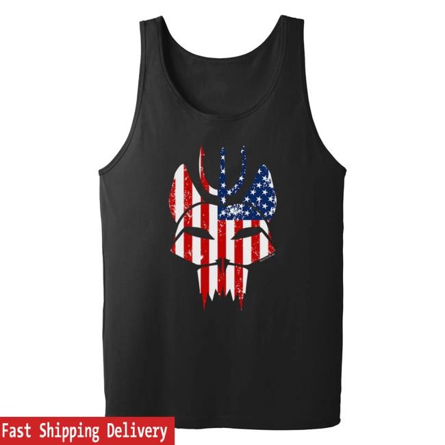 Official Paramount Merch Store Seal Team Bravo American Flag Adult Tank Top Shirts Paramount Clothing Shop