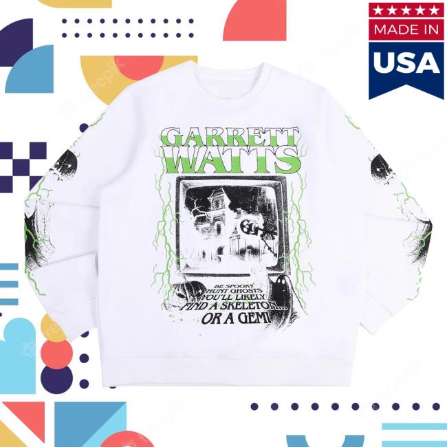 Garrett Watts Merch Store | The Haunted Glow Crewneck Sweatshirt (X-Ray Edition)
