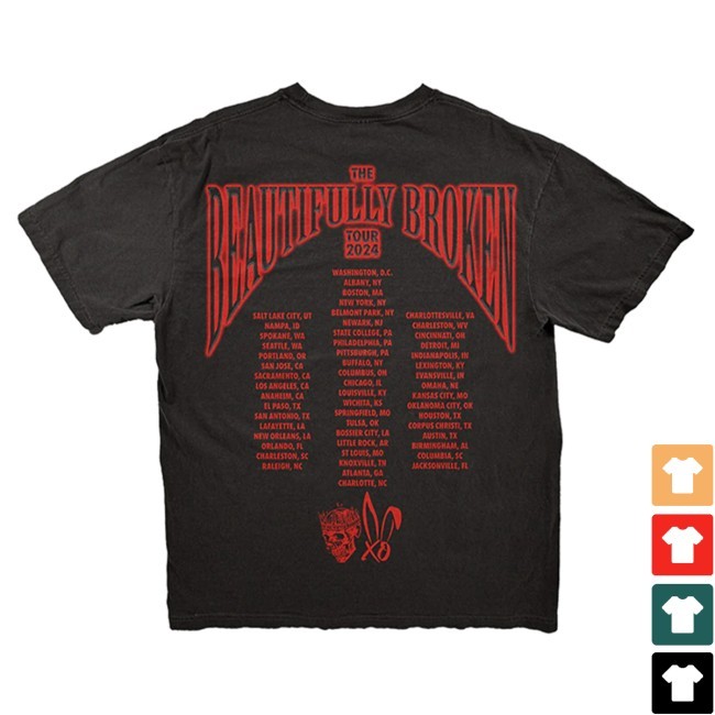 Jelly & Bunnie Itinerary Shirt Bunnie Xo Merch